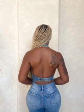 Load image into Gallery viewer, Denim Halter Vest