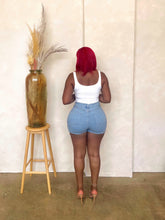 Load image into Gallery viewer, Denim Mini Skort