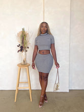 Load image into Gallery viewer, Ivy Houndstooth Sweater Skirt Set