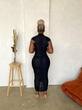 Load image into Gallery viewer, Lia Midi Dress in Black