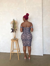 Load image into Gallery viewer, Point Of View Mesh Midi Dress
