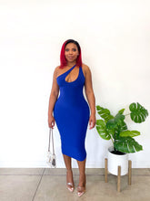 Load image into Gallery viewer, To The Sky Dress in Royal Blue