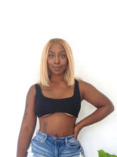 Load image into Gallery viewer, Underboob Cropped Top in Black