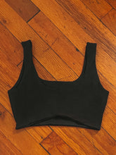 Load image into Gallery viewer, Underboob Cropped Top in Black