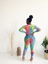 Load image into Gallery viewer, Candy Swirl Mesh Jumpsuit w/ Mask