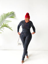 Load image into Gallery viewer, Clear The Room Sequin Pant Set in Silver