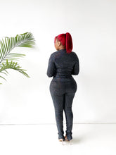 Load image into Gallery viewer, Clear The Room Sequin Pant Set in Silver
