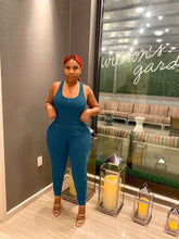 Load image into Gallery viewer, Racerback Bodysuit in Teal
