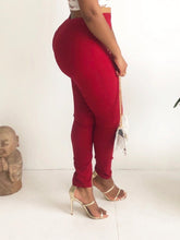 Load image into Gallery viewer, Everyday Denim Pants in Burgundy