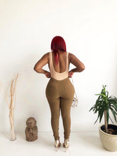 Load image into Gallery viewer, Side Boob Thong Bodysuit in Nude