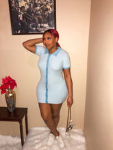 Load image into Gallery viewer, Fuzzy Polo Dress