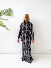 Load image into Gallery viewer, Go All Out Sequin Mesh Gown