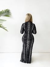 Load image into Gallery viewer, Go All Out Sequin Mesh Gown