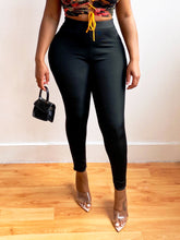 Load image into Gallery viewer, High Waist Bandage Pants in Black