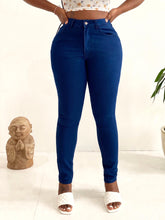 Load image into Gallery viewer, Indigo High Waist Skinny Jeans