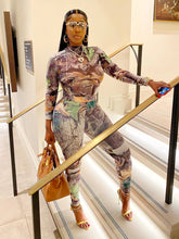 Load image into Gallery viewer, Jungle Leaf Bodysuit and Legging Set
