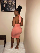 Load image into Gallery viewer, No Ordinary Lady Ribbed Halter Dress