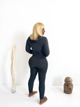 Load image into Gallery viewer, Running Errands Two Piece Set in Charcoal