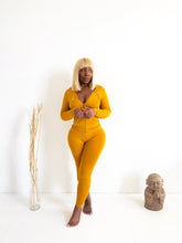 Load image into Gallery viewer, Running Errands Two Piece Set in Mustard