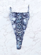 Load image into Gallery viewer, Snakeskin One Piece Swimsuit