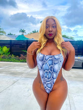 Load image into Gallery viewer, Snakeskin One Piece Swimsuit