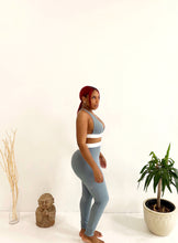 Load image into Gallery viewer, Sporty Bralette & Boxer Brief Legging Set in Slate