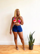 Load image into Gallery viewer, Stretch Denim Shorts in Indigo