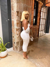 Load image into Gallery viewer, Tastefully Done Dress in White