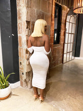 Load image into Gallery viewer, Tastefully Done Dress in White