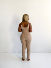 Load image into Gallery viewer, Ultra Soft Loungewear Jumpsuit & Cardigan Set in Tan