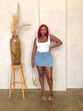 Load image into Gallery viewer, Denim Mini Skort
