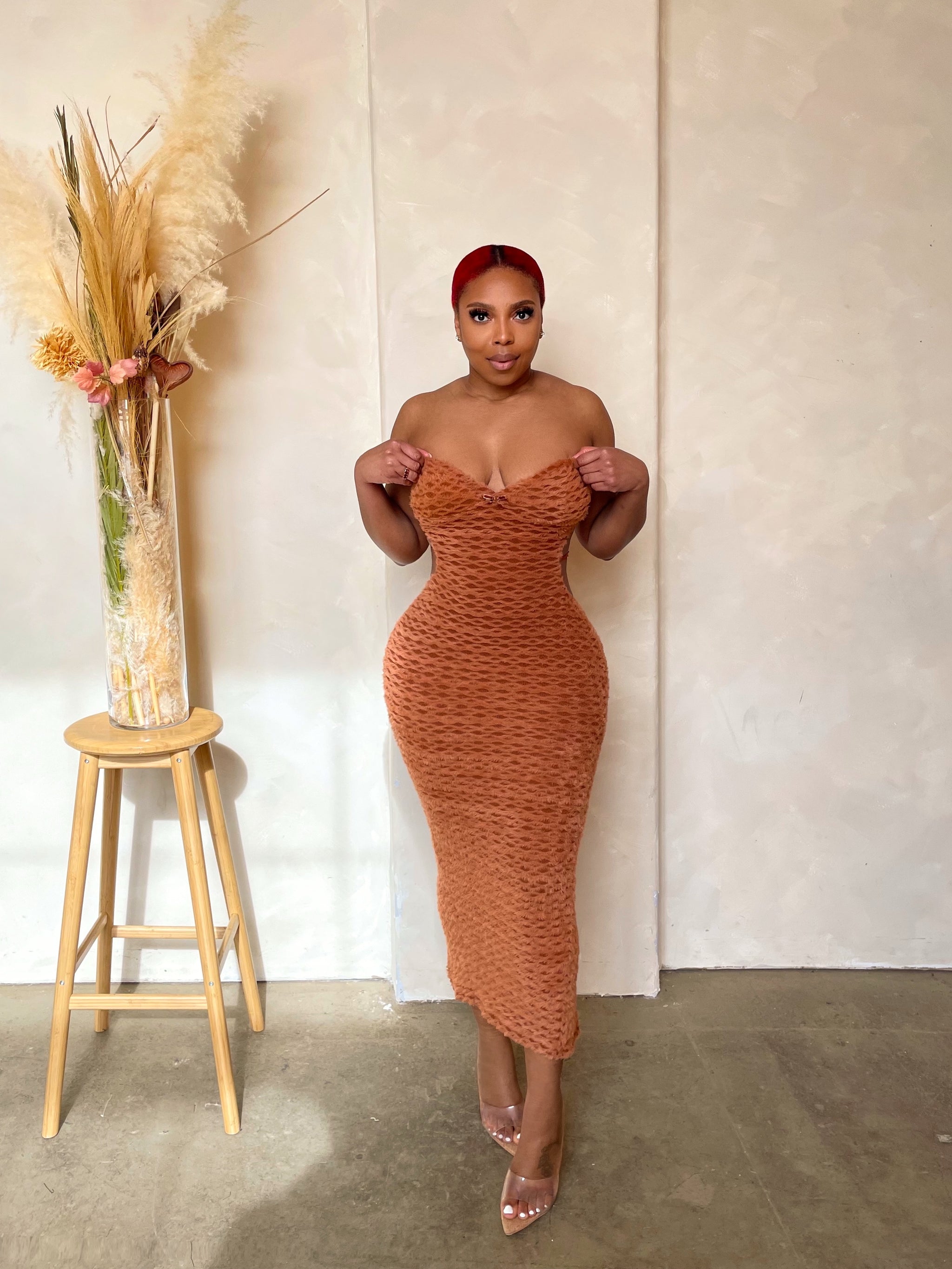 Midi Dresses Cocoa Brownin' Midi Dresses Cocoa Brownin'