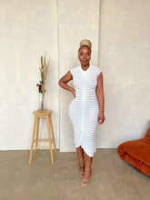 Load image into Gallery viewer, Lia Midi Dress in White
