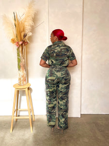 NOLA Camo Cargo Pant Set