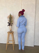 Load image into Gallery viewer, She’s So 90s Pant Set in Powder Blue
