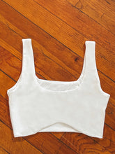 Load image into Gallery viewer, Underboob Cropped Top in White
