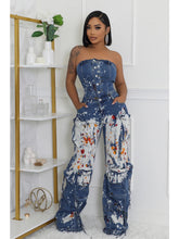 Load image into Gallery viewer, Work Of Art Denim Jumpsuit
