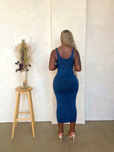 Load image into Gallery viewer, Your Favorite Basic Midi Dress in Mineral Wash Navy
