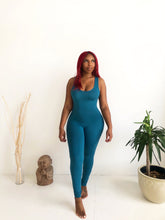 Load image into Gallery viewer, Basic Tank Jumpsuit in Teal
