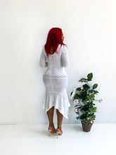 Load image into Gallery viewer, Cupcake Knit Dress in White
