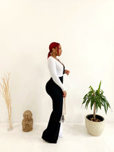 Load image into Gallery viewer, Deep V Colorblock Jumpsuit
