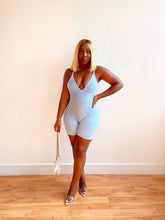 Load image into Gallery viewer, Do It All Ribbed Romper in Baby Blue
