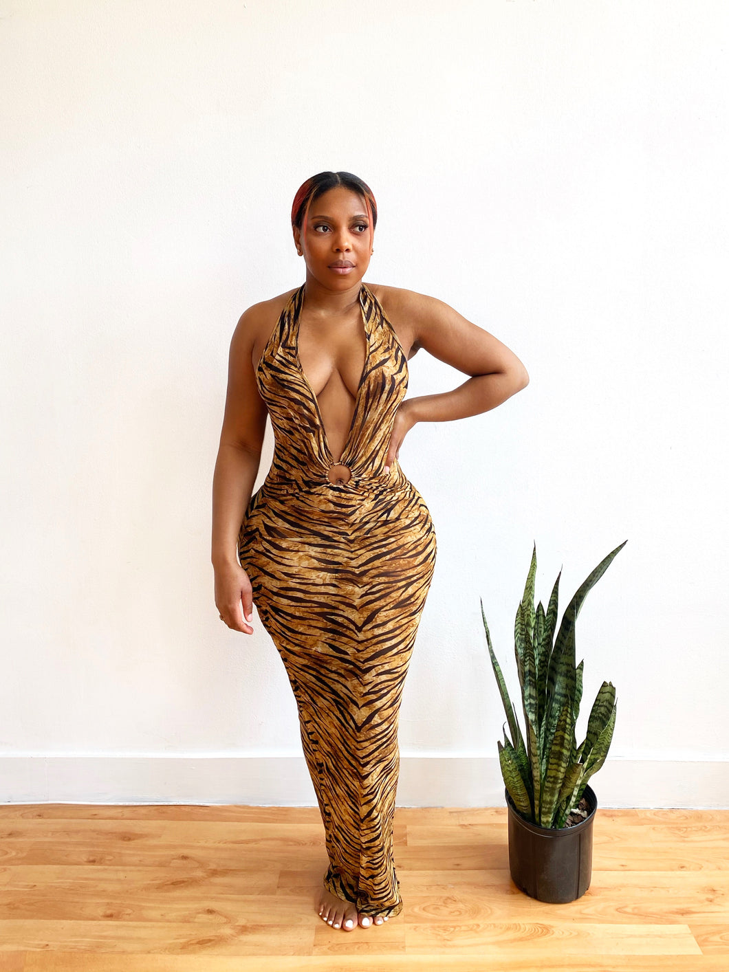 Queen Of The Jungle Maxi Dress